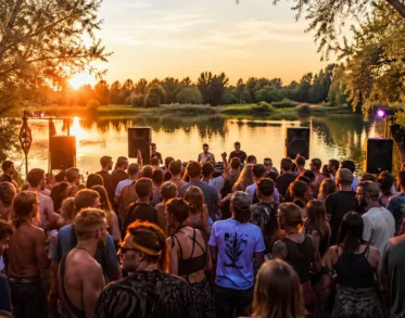 Sea You Festival Freiburg 2026 - Tanzende Menschen am See