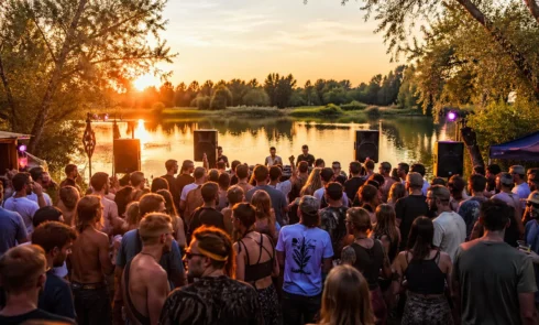 Sea You Festival Freiburg 2026 - Tanzende Menschen am See