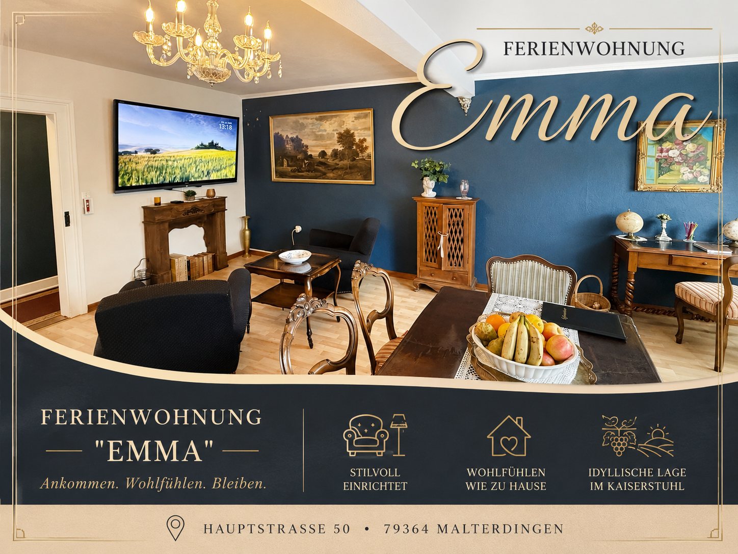 Ferienwohnung Emma im G&auml;stehaus L&ouml;wen Malterdingen