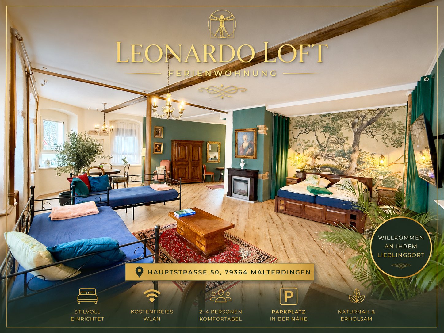 Leonardo Loft im G&auml;stehaus L&ouml;wen Malterdingen