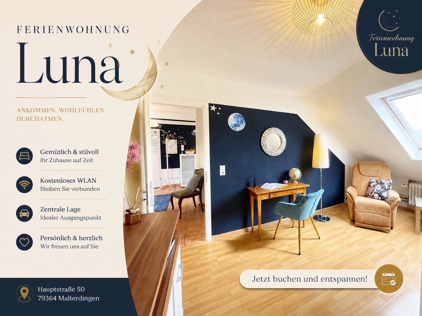 Ferienwohnung Luna im G&auml;stehaus L&ouml;wen Malterdingen